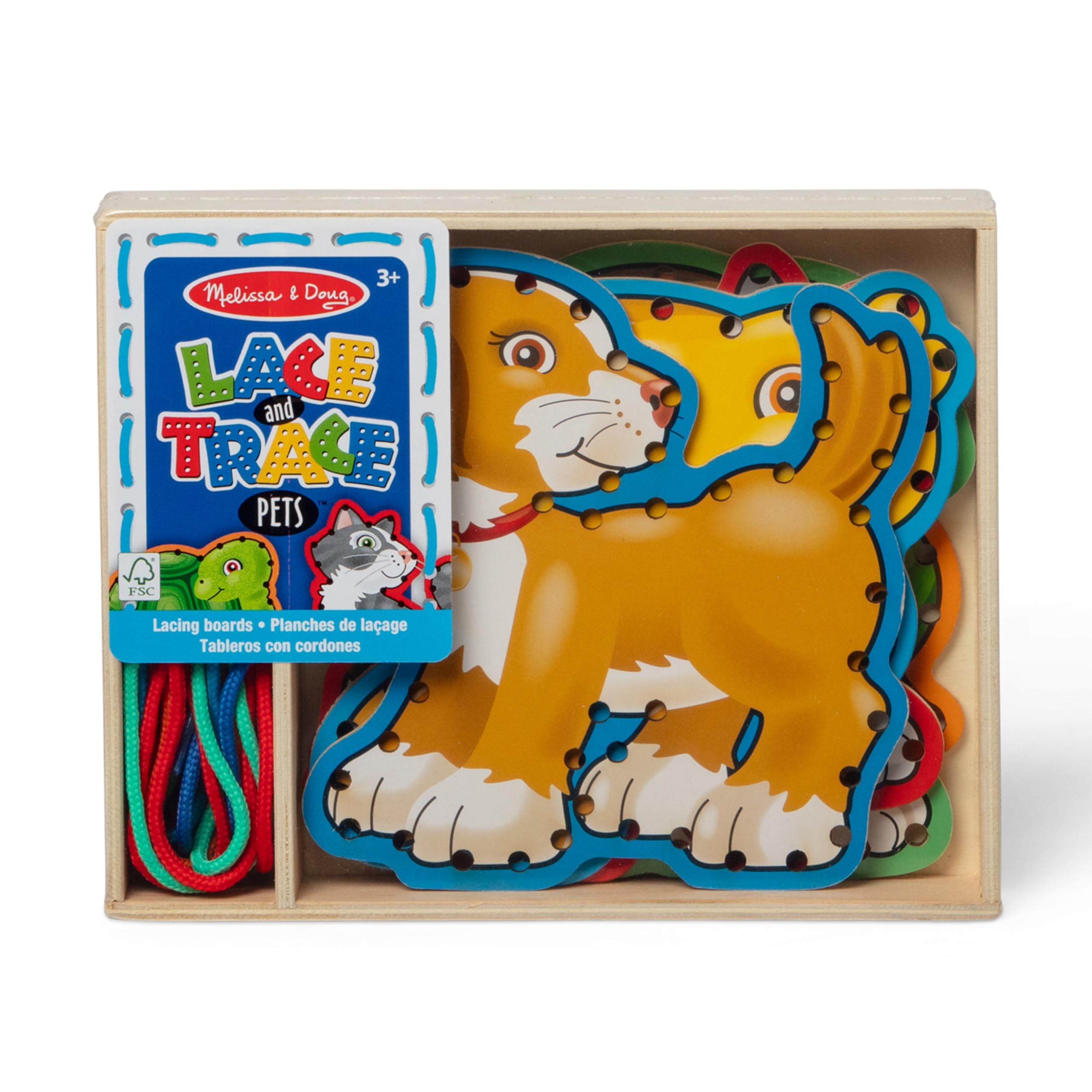 Amazon.com: Melissa & Doug Lace and Trace Activity Set: Pets - 5